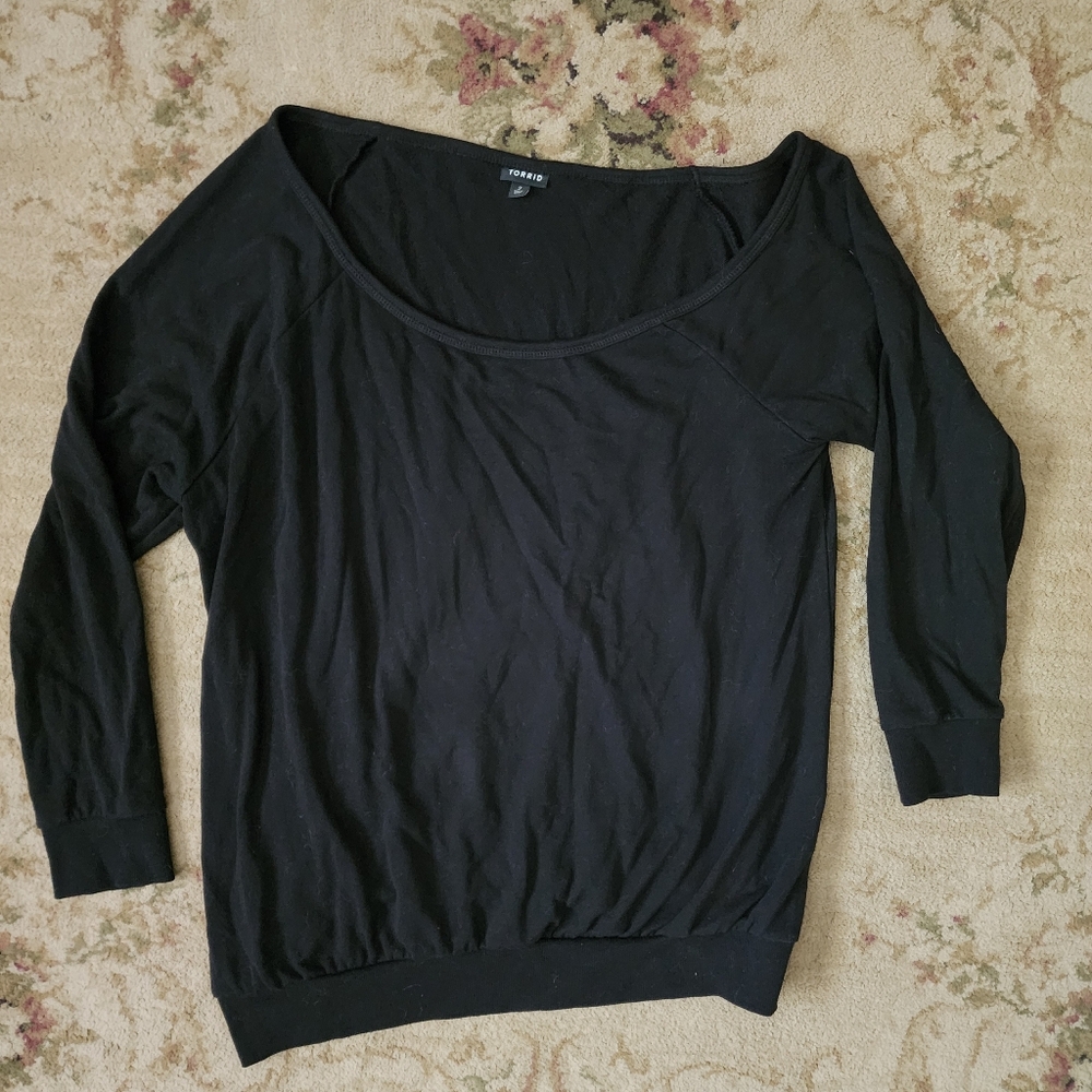 Torrid Black Women's Blouse